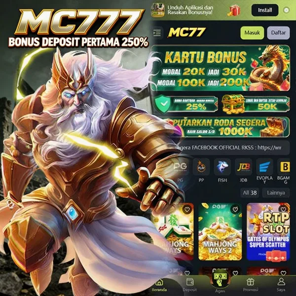 MC777 Bonus Member Baru 100%
